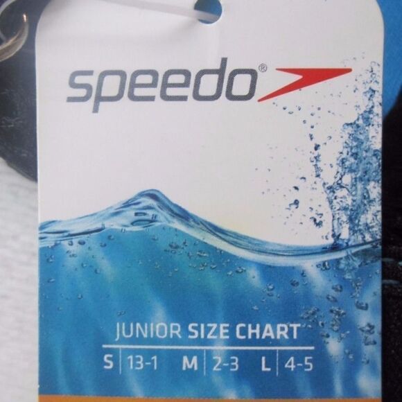 Speedo Junior Water Shoes Black Sport Swim Beach - Picture 5 of 5